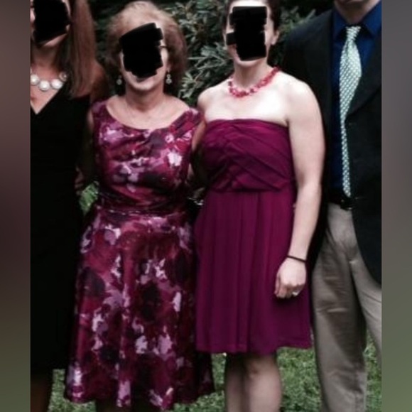 Express Strapless Chiffon Dress - Picture 10 of 10